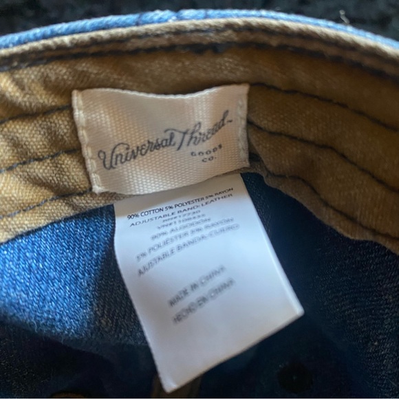 NWT Universal Thread Goods Co. Denim Baseball Hat Cap - Picture 6 of 8